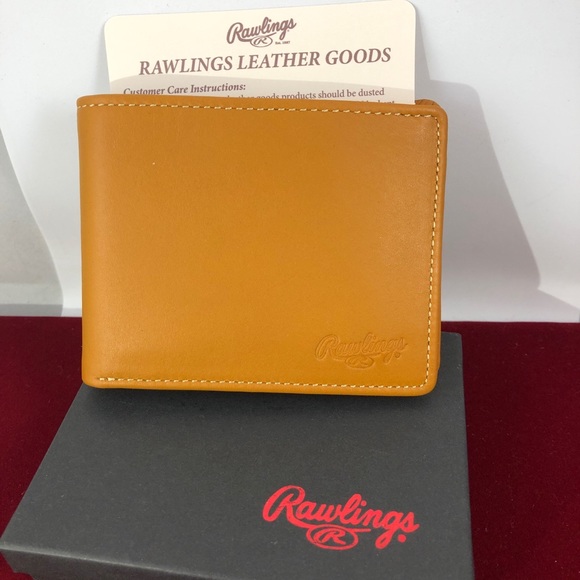 Rawlings Heart of the Hide Tan Wallet Billfold - Picture 4 of 5